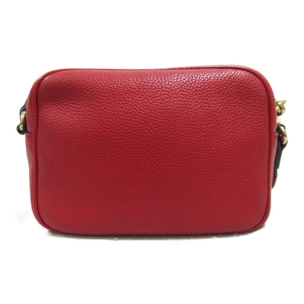 Gucci Red Bag Disco Soho Shoulder Gg